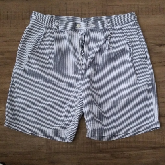 Stays Cool Cotton Pleated Front Seersucker Sl - Picture 1 of 4